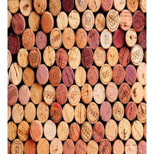 Random Used Wine Corks Duvet Cover Set