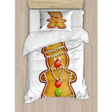 Cartoon Santa Duvet Cover Set