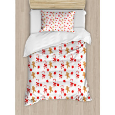 Candy Red Star Duvet Cover Set