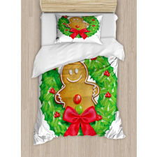 Xmas Wreath Duvet Cover Set