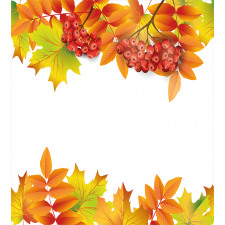 Autumn Branches Border Duvet Cover Set