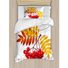 Rural Berries in Fall Duvet Cover Set