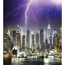 Storm Thunder in New York Duvet Cover Set