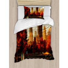 Old Port Montreal Morning Duvet Cover Set