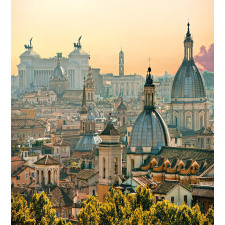 Rome Historical Landmark Duvet Cover Set