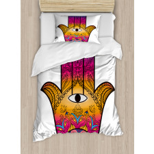 Mystical Colorful Lotus Duvet Cover Set