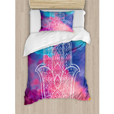 Watercolor Gentle Swirls Duvet Cover Set