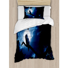 Quite Woodland Full Moon Duvet Cover Set