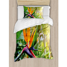 Bird of Paradise Flower Duvet Cover Set