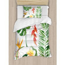 Tropical Flora Duvet Cover Set