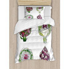 Vegetables Diet Food Duvet Cover Set