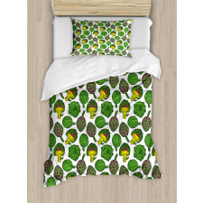 Cooking Food Eating Duvet Cover Set