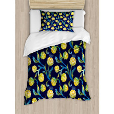 Art Nouveau Food Duvet Cover Set