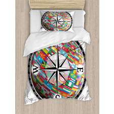 Flags of Globe Unity Duvet Cover Set