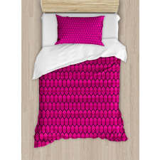 Comb Pattern Hexagonal Duvet Cover Set