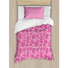 Abstract Giraffe Skin Duvet Cover Set