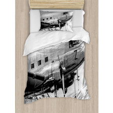 Old Airliner Duvet Cover Set