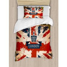 Vintage Suitcase Duvet Cover Set