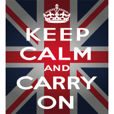 Words Crown UK Flag Duvet Cover Set