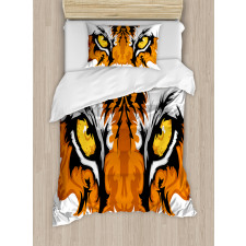 Tiger Bengal Cat African Duvet Cover Set