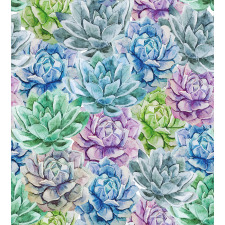Flowers in Watercolor Duvet Cover Set