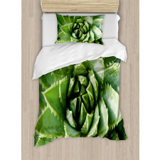 Green Leaf Exotic Mexico Duvet Cover Set