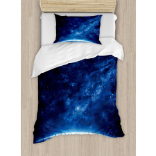 Earth View Cosmic Night Duvet Cover Set