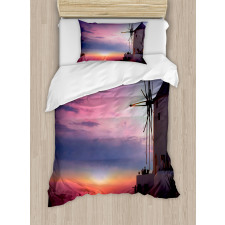 Greek Village Aegean Duvet Cover Set