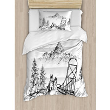 Winter Woods Duvet Cover Set