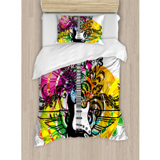 Floral Vibrant Duvet Cover Set