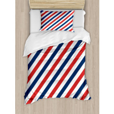 Diagonal Retro Duvet Cover Set