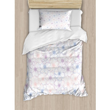 Pastel Petals Duvet Cover Set