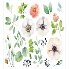 Floral Elements Duvet Cover Set