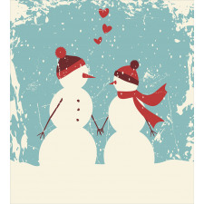 Snowman Woman Love Duvet Cover Set