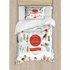 Xmas Elements Design Duvet Cover Set