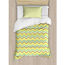 Retro Zigzag Duvet Cover Set