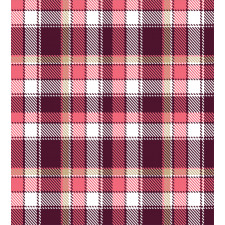 Retro Plaid Squares Duvet Cover Set