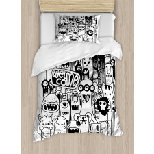 Welcoming Monster Duvet Cover Set