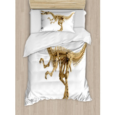 Fossil Dino Skeleton Duvet Cover Set