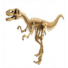 Fossil Dino Skeleton Duvet Cover Set
