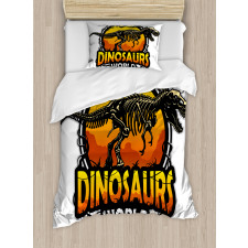 Dino World Scary Beast Duvet Cover Set