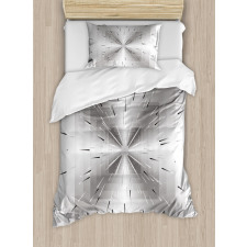 Squares and Lines Design Duvet Cover Set