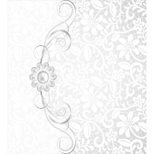 Bridal Flourish Motifs Duvet Cover Set