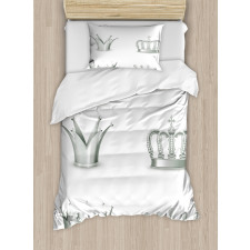 Various Antique Crowns Duvet Cover Set