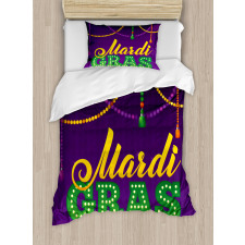 Vivid Beads Tassels Duvet Cover Set