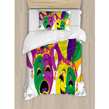 Tragedy and Comedy Duvet Cover Set