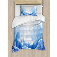 Ethereal Blue Sky Duvet Cover Set