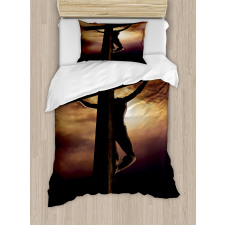 Stormy Dark Sky Scenery Duvet Cover Set