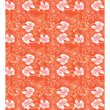 Hawaiian Summer Hibiscus Duvet Cover Set