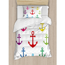 Colorful Marine Duvet Cover Set